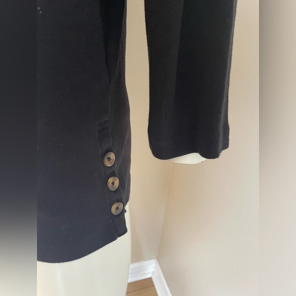 Chico's Ultimate Tee Black Squareneck Tunic Size XL - Picture 4 of 7